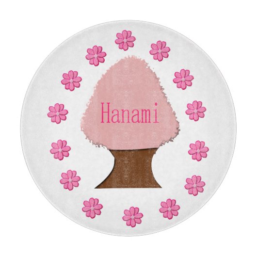 Hanami Japanese Cherry Tree Schneidebrett (Vorderseite)
