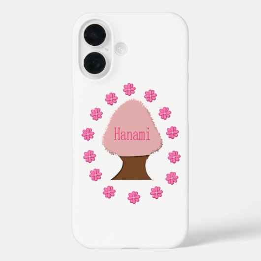 Hanami Japanischer Kirschbaum Case-Mate iPhone Hülle (Rückseite)