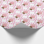 Hanami Japanischer Kirschbaum Geschenkpapier (Ecke)