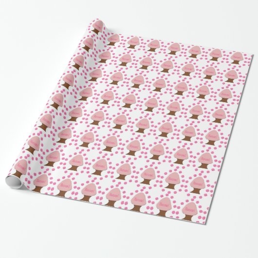 Hanami Japanischer Kirschbaum Geschenkpapier (Ungerollt)