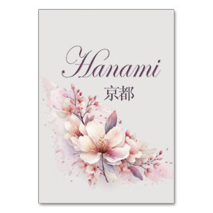 Hanami Kyoto Tischnummer