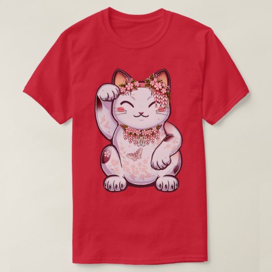 Hanami Maneki Neko Shun T-Shirt (Design vorne)