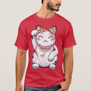 Hanami Maneki Neko Shun T-Shirt