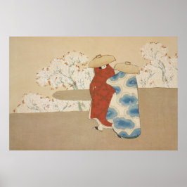 Hanami Season von Kamisaka Sekka (1909-1910) Poster