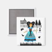 Hanau, Elsass, Frankreich Magnet (Vorderseite/Rückseite)