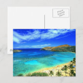 Hanauma Bay Beach Aloha! Postkarte (Vorne/Hinten)