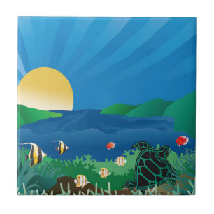 Hanauma Bay Hawaii Fliese