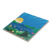 Hanauma Bay Hawaii Fliese (Seite)