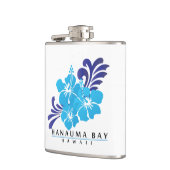 Hanauma Bay Hawaii Hibiskus Blume Flachmann (Links)