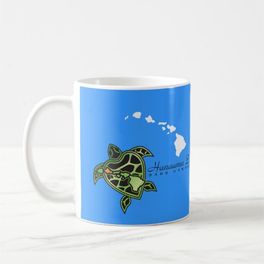 Hanauma Bay Hawaii Inseln Kaffeetasse (Links)