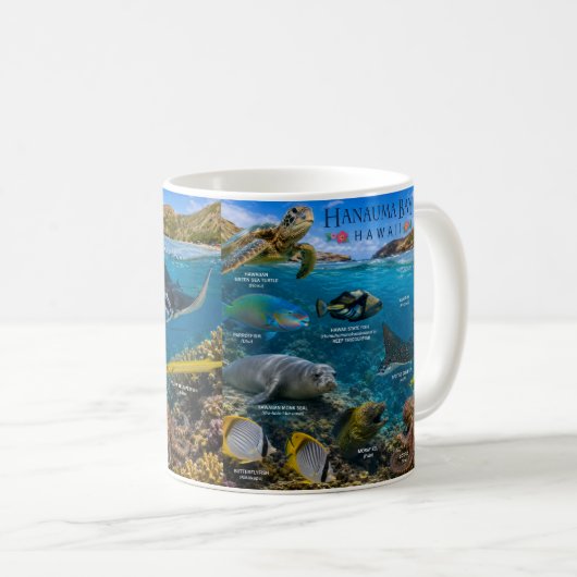 Hanauma Bay Hawaii Kaffeetasse (VorderseiteRechts)