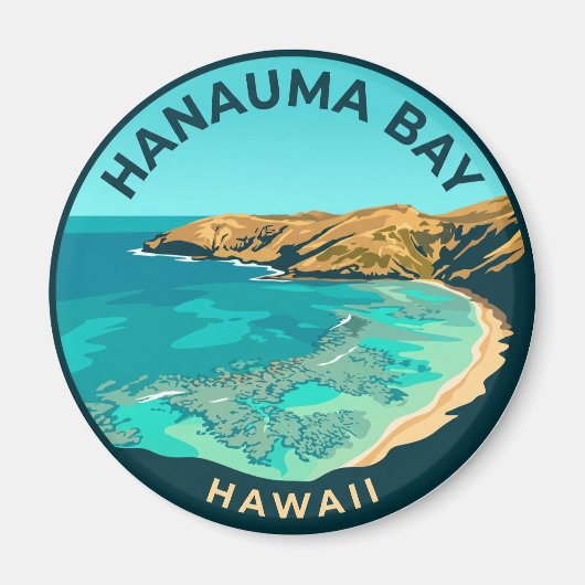 Hanauma Bay Hawaii Magnet (Vorne)