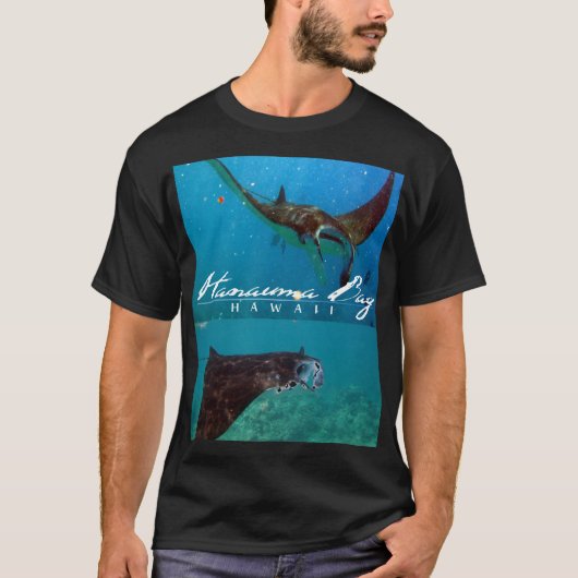 Hanauma Bay Hawaii Manta Ray T-Shirt (Vorderseite)