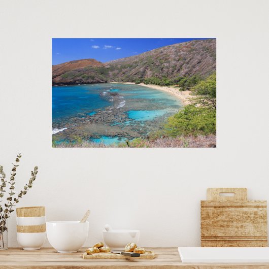 Hanauma Bay, Hawaii Poster (Küche)