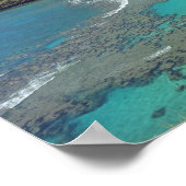 Hanauma Bay Hawaii Poster (Ecke)