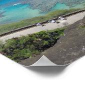 Hanauma Bay Hawaii Poster (Ecke)