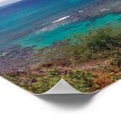 Hanauma Bay Hawaii Poster (Ecke)