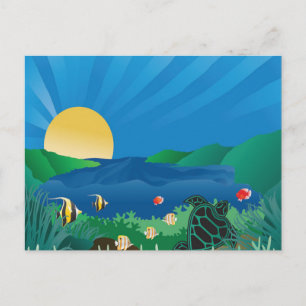 Hanauma Bay Hawaii Postkarte