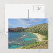 Hanauma Bay Hawaii Postkarte (Vorne/Hinten)