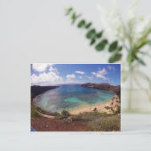 Hanauma Bay Hawaii Postkarte (Stehend Vorderseite)
