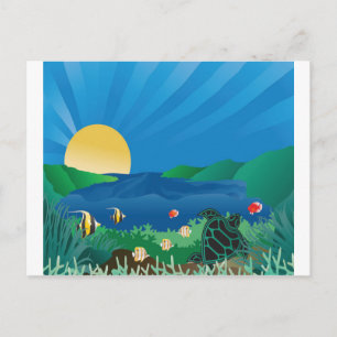 Hanauma Bay Hawaii Postkarte