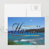 Hanauma Bay Hawaii Postkarte (Vorne/Hinten)