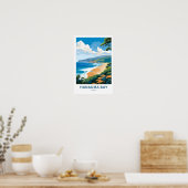 Hanauma Bay Hawaii Travel Print Poster (Küche)