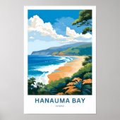 Hanauma Bay Hawaii Travel Print Poster (Vorne)