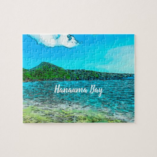 Hanauma Bay Hawaii Tropical Puzzle (Horizontal)