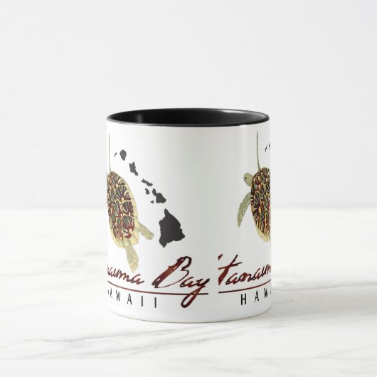Hanauma Bay Hawaii Turtle and Hawaii Inseln Tasse (Zentrum)