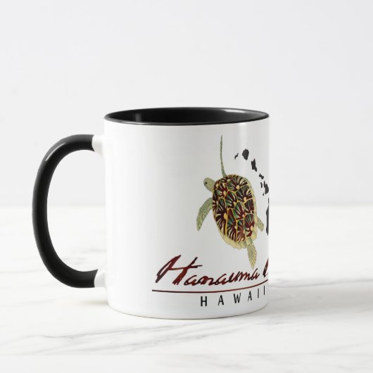 Hanauma Bay Hawaii Turtle and Hawaii Inseln Tasse (Links)