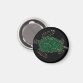 Hanauma Bay Hawaii Turtle Magnet (Vorderseite/Rückseite)