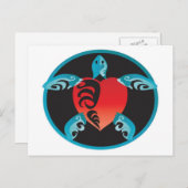 Hanauma Bay Hawaii Turtle Postkarte (Vorne/Hinten)