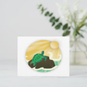 Hanauma Bay Hawaii Turtle Postkarte (Stehend Vorderseite)