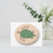 Hanauma Bay Hawaii Turtle Postkarte (Stehend Vorderseite)