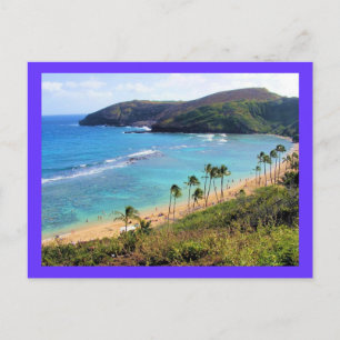 Hanauma Bay, Honolulu, Oahu, Hawaii View Postkarte
