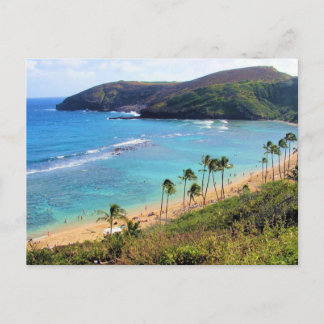 Hanauma Bay, Honolulu, Oahu, Hawaii View Postkarte