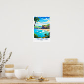 Hanauma Bay Honolulu Travel Print Poster (Küche)