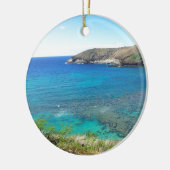 Hanauma Bay Oahu Hawaii Keramik Ornament (Links)