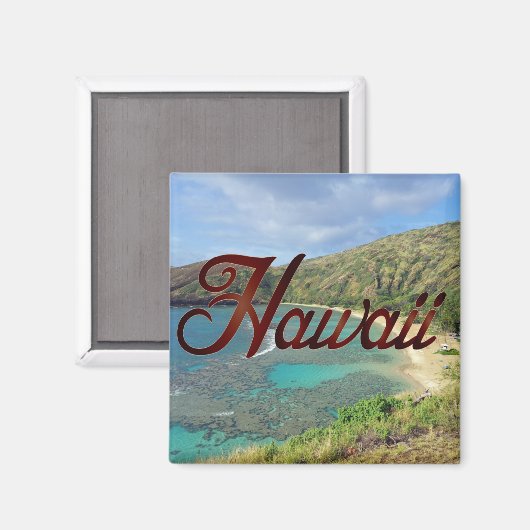 Hanauma Bay Oahu Hawaii Magnet (Vorderseite/Rückseite)