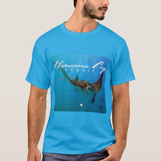 Hanauma Bay Oahu Manta Ray T-Shirt (Vorderseite)