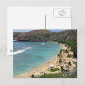 Hanauma Bay Postkarte (Vorne/Hinten)