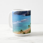 Hanauma Bucht, Ansicht Honolulus, Oahu, Hawaii Kaffeetasse (Vorderseite Links)