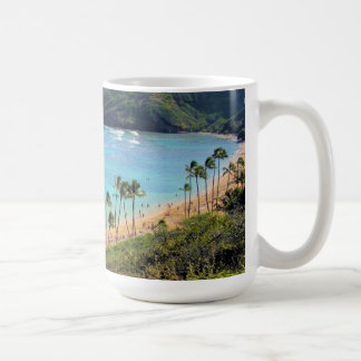 Hanauma Bucht, Ansicht Honolulus, Oahu, Hawaii Kaffeetasse