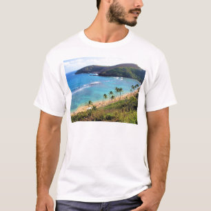 Hanauma Bucht, Ansicht Honolulus, Oahu, Hawaii T-Shirt