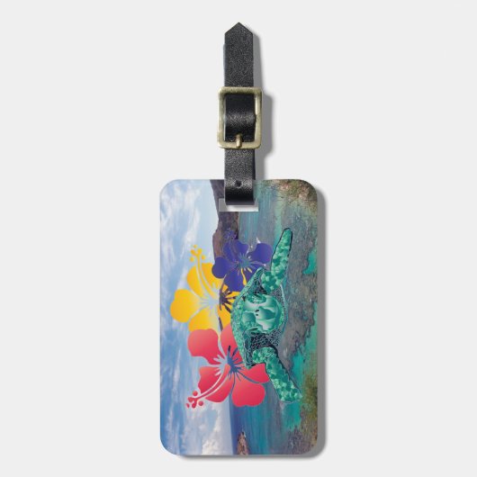 Hanauma Bucht Hawaii Gepäckanhänger (Vorderseite vertikal)