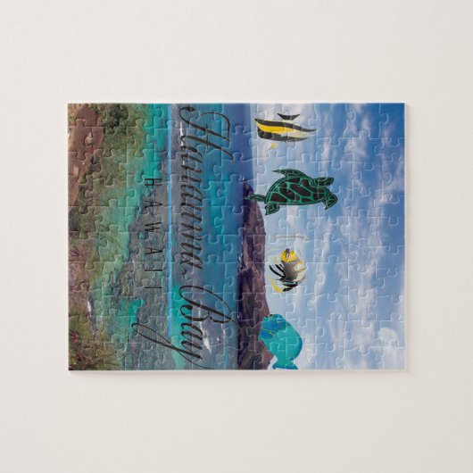 Hanauma Bucht-Hawaii-Meeresflora und -fauna Puzzle (Horizontal)