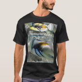 Hanauma Bucht-Hawaii-Staats-Fische T-Shirt (Vorderseite)