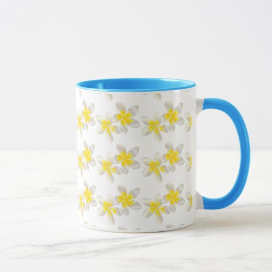 Hanauma Bucht-Hawaiiplumeria-Blumen-Kaffee-Tasse Tasse (Rechts)