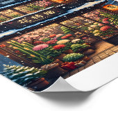 Hanazakari – Winter Flower Poster (Ecke)